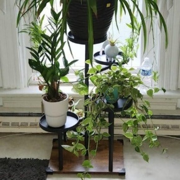 5 Tier Plant Stand Indoor, Metal Corner Plant Stands Tall - Picture 1 of 1